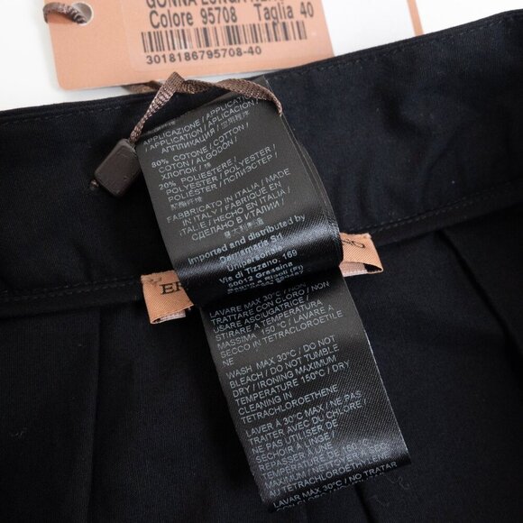 Ermanno Scervino Skirt Black Embroidered Paisley Maxi Italy Boho IT 40 / XS - Picture 14 of 14